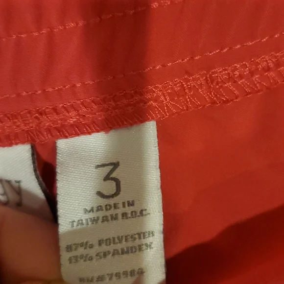 Zenergy Chicos Womans Fuchsia Pink Elastic Waist Zipper Lightweight Skirt Sz 3 - Picture 7 of 8